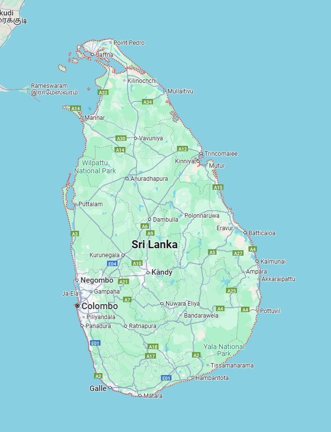 Sri Lanka Map